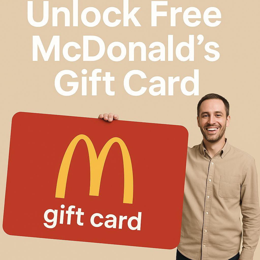 Free McDonald’s Gift Card Codes (2025): 100% Working Methods That Actually Work